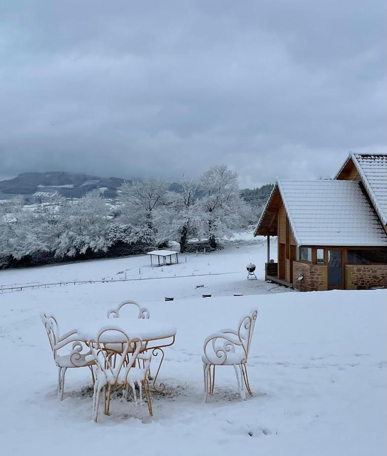 Villa Les Perruchons ancienne grange rénovée avec soin Ozolles Exterior foto